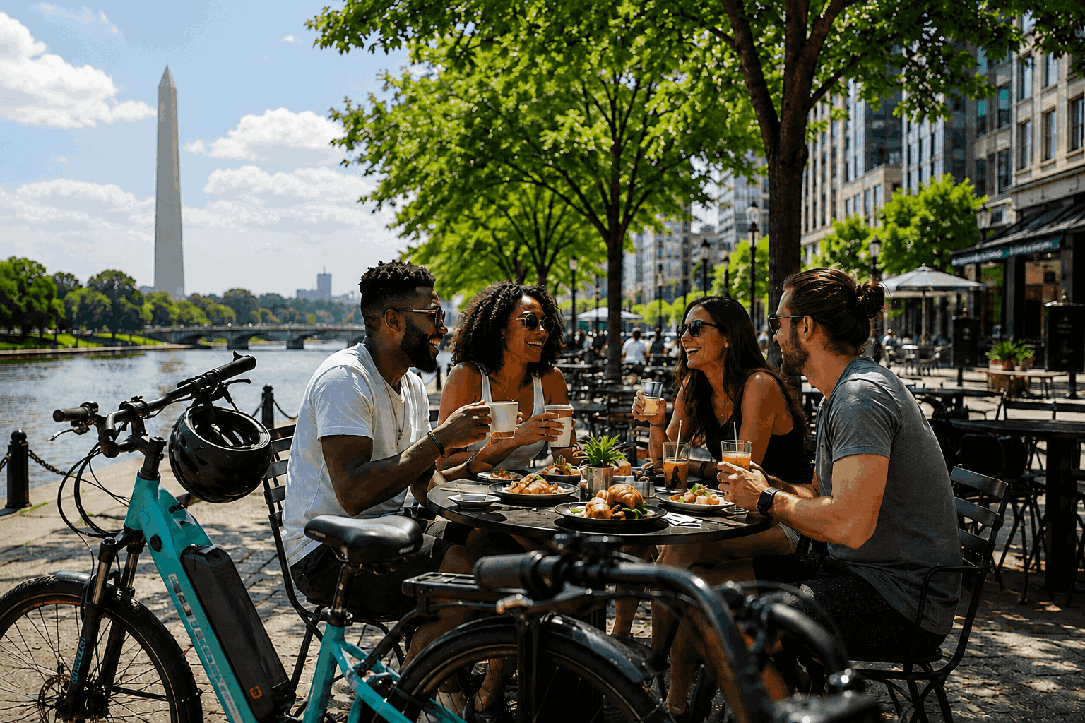 Brunch & Ride: D.C. E-Bike Adventure