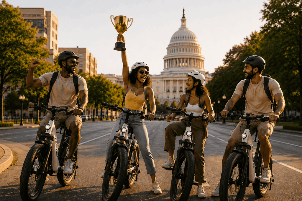 DC’s Official Scavenger Hunt on E-Bikes